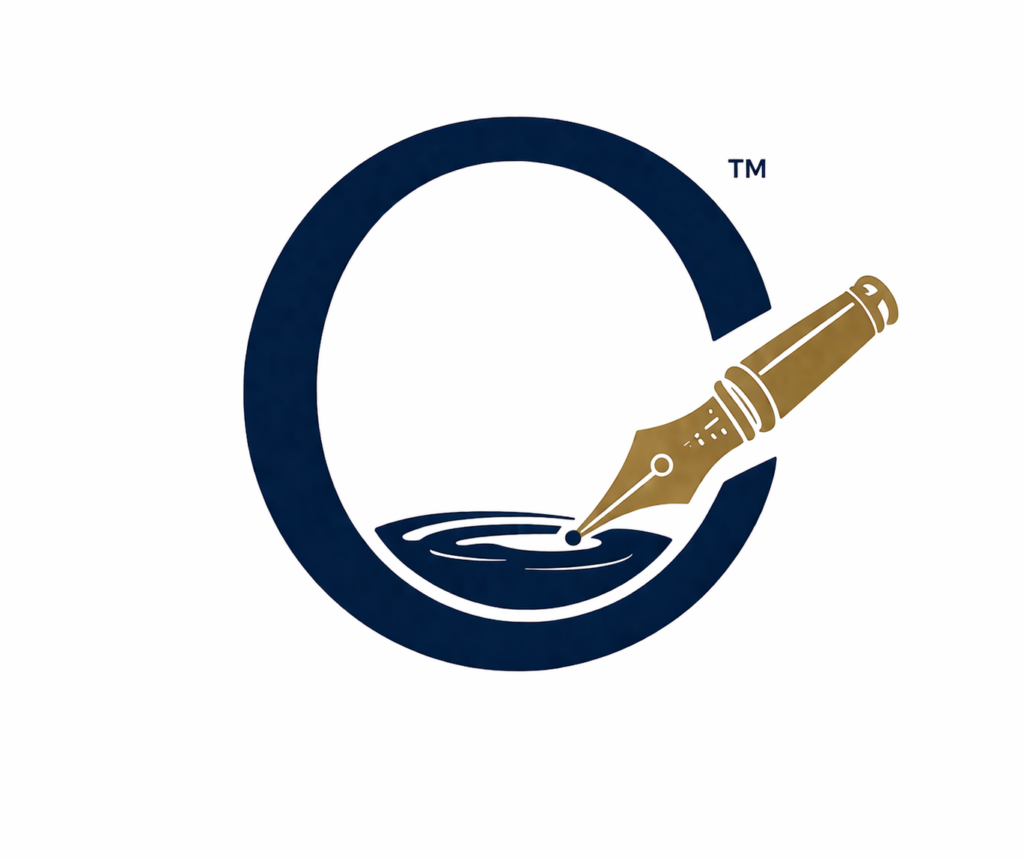 Ink and pen logo design_TM